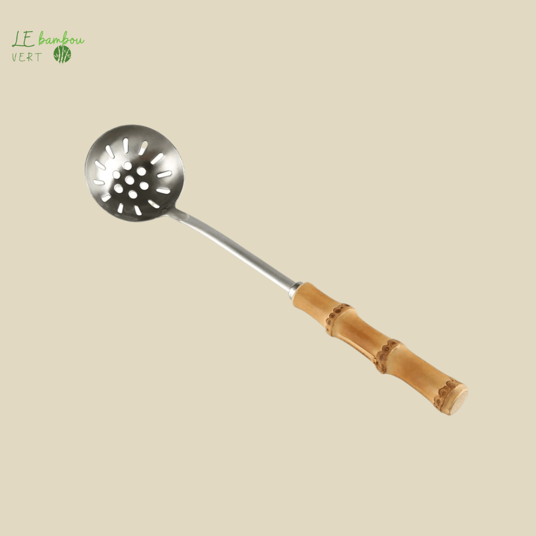 1005004285413171-Slotted Spoon Only le bambou vert