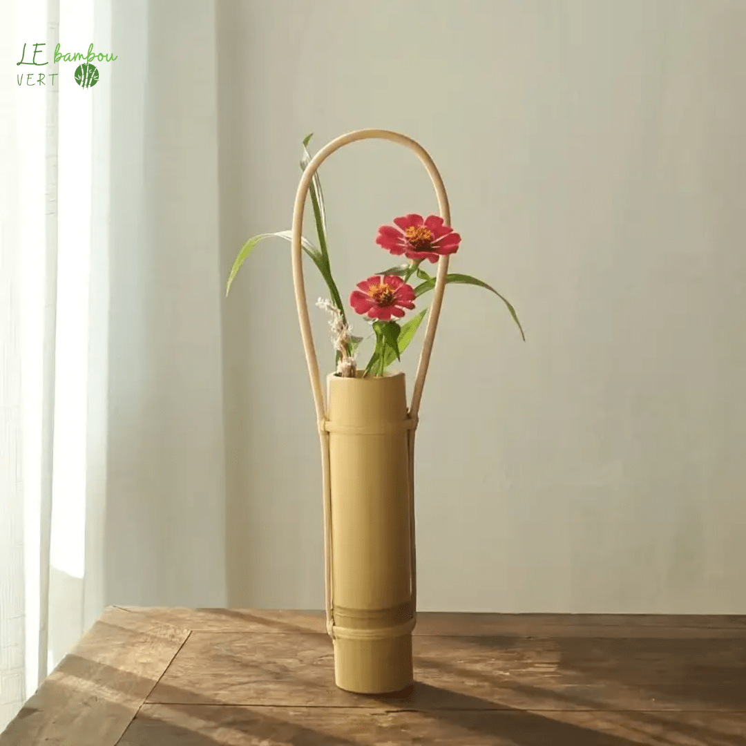 Vase Flûte en Bambou 601099629778130-Japanese-style le bambou vert