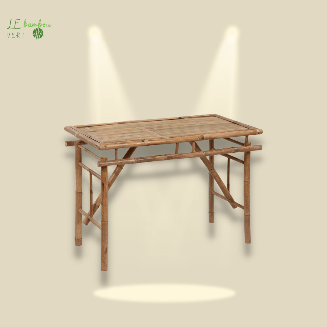 Table Basse Pliable,Table Basse En Bambou De Style Japonais,Table